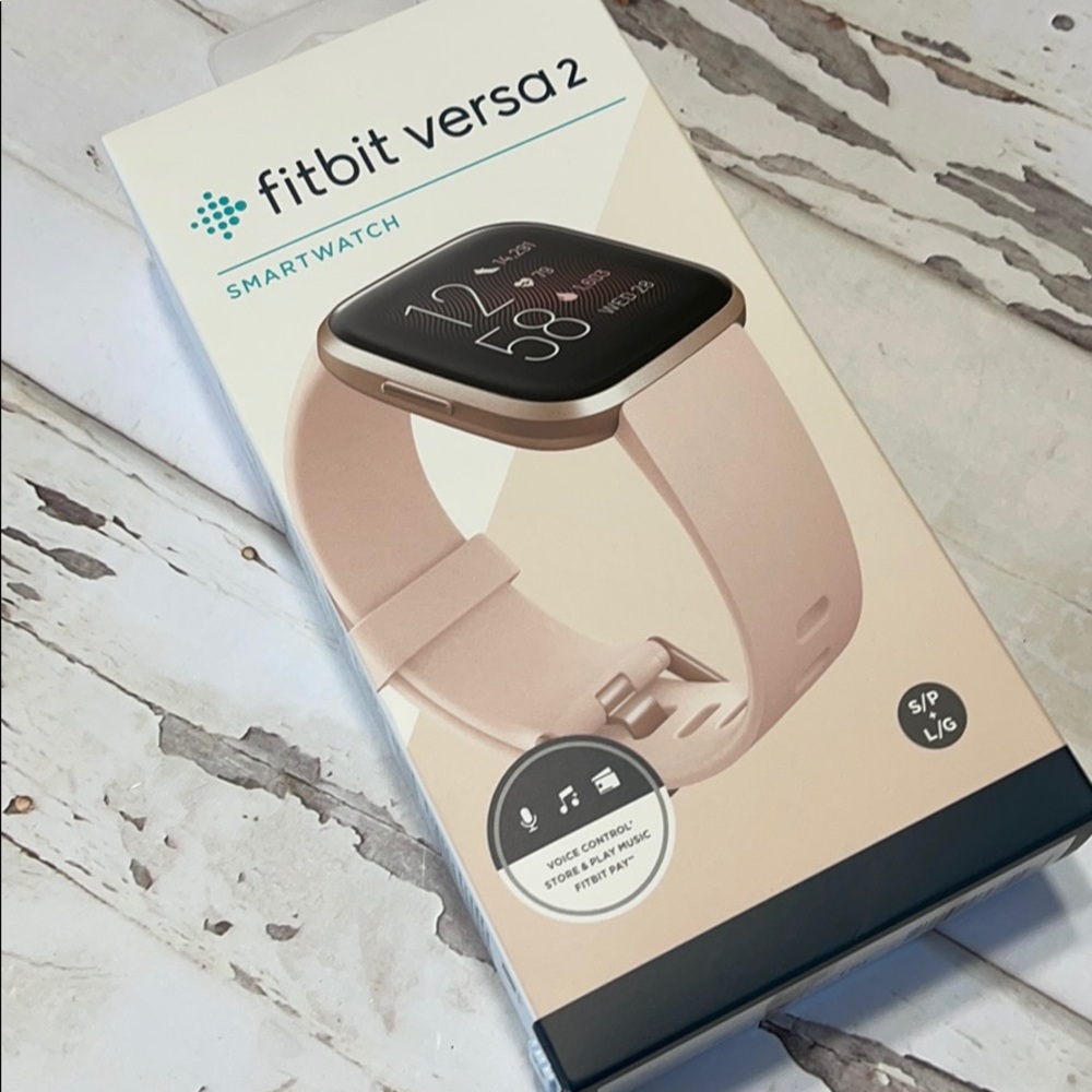 Fitbit Versa 2 Petal with Rose Copper